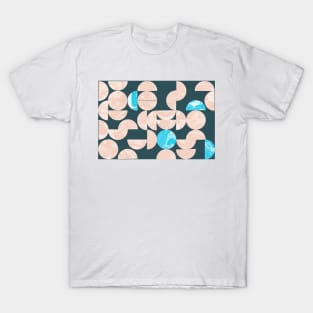 Mid Century Modern Circles #6 T-Shirt